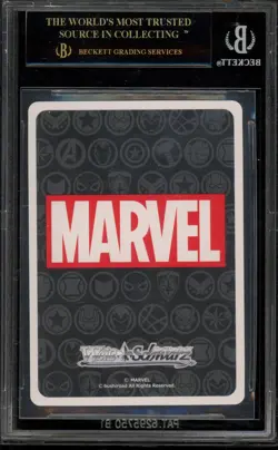 Weiss Schwarz Captain Marvel MR Marvel Coll. MAR/S89-033MR MR BGS 10 BLACK LABEL - Image 2