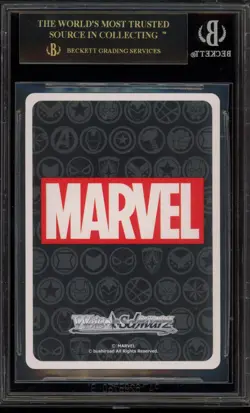 Weiss Schwarz Iron Man AVGR Marvel Coll JPN MAR/S89-032A AVGR BGS 10 BLACK LABEL - Image 2