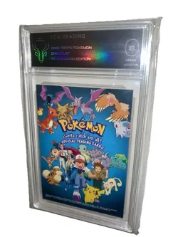 1999 Topps POKEMON Series 1 Checklist CGC PSA TCG 8 Ash Brock Misty Graded Card - Image 1