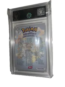 1999 Topps POKEMON Series 1 Checklist CGC PSA TCG 8 Ash Brock Misty Graded Card - Image 4