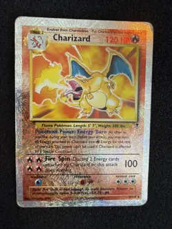 Charizard Holo 2002 Legendary Collection #3/110 Reverse Holo HP Pokemon Card - Image 1