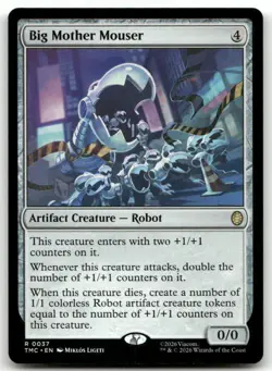 Big Mother Mouser #37 (NM) Commander: Teenage Mutant Ninja Turtles TMC Magic MTG - Image 1