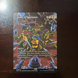 MTG Teenage Mutant Ninja Turtles Source Material: Waves of Aggression(Borderless - Image 1