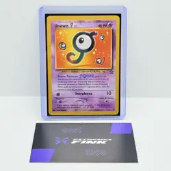 CARTA POKEMON UNOWN J 38 BLACK STAR PROMO - ITA - 2000 - NEAR MINT - Image 1