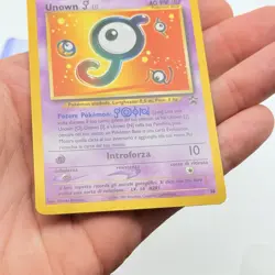 CARTA POKEMON UNOWN J 38 BLACK STAR PROMO - ITA - 2000 - NEAR MINT - Image 3