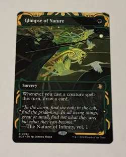 MTG Glimpse of Nature - Secrets of Strixhaven: Mystical Archive NM - Image 1