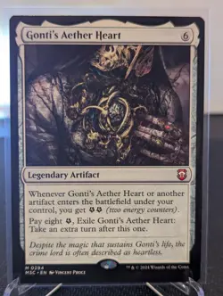 Gonti's Aether Heart 294 Commander: Modern Horizons 3 Magic: The Gathering NM - Image 1