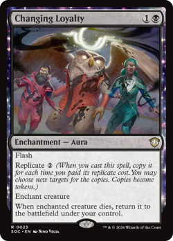 MTG Magic 1x Changing Loyalty (M/NM) Commander Secrets of Strixhaven - Image 1