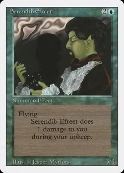 Serendib Efreet Revised Edition MP MTG - Image 1