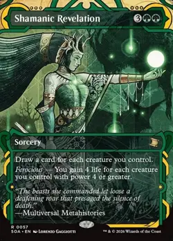 Shamanic Revelation - Extended Art SOA NM MTG - Image 1