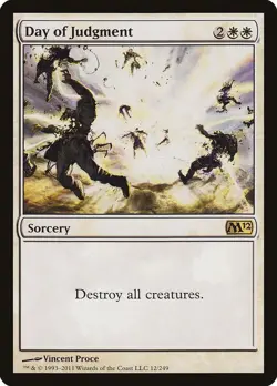 Day of Judgment 12 Rare Magic 2012 (M12) Magic: The Gathering Lightly Played - Image 1