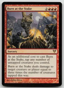 Burn at the Stake #130 (LP) Avacyn Restored AVR Magic MTG - Image 1
