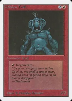 Uthden Troll Unlimited Edition HP MTG - Image 1
