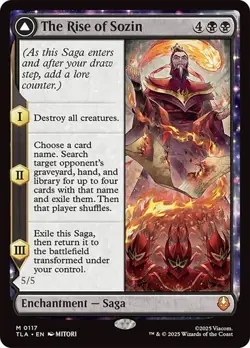 The Rise of Sozin // Fire Lord Sozin - TLA - NM - Magic The Gathering - MTG - Image 1