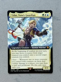 Tidus, Yuna's Guardian (Extended Art) Commander: Final Fantasy #187 Mythic - NM - Image 1