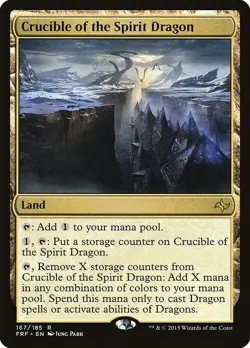 Magic The Gathering MTG CRUCIBLE OF THE SPIRIT DRAGON Fate Reforged NM Near Mint - Image 1