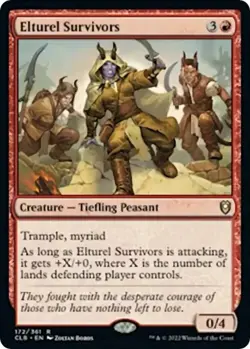 Magic The Gathering MTG ELTUREL SURVIVORS Battle for Baldur's Gate NM Near Mint - Image 1