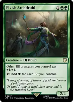 Magic The Gathering MTG ELVISH ARCHDRUID The Lord of the Rings NM Near Mint - Image 1