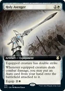 Magic The Gathering MTG HOLY AVENGER EXTENDED ART Forgotten Realms NM Near Mint - Image 1