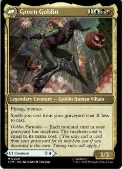 MTG Norman Osborn Normal Marvel's Spider-Man #39 NM - Image 2
