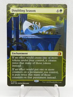 Doubling Season Wilds of Eldraine: Enchanting Tales Regular MTG 0052 Boarderless - Image 1