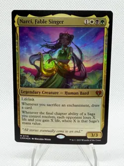 Narci, Fable Singer #710 (Foil) (NM) Commander Masters CMM Magic MTG - Image 1