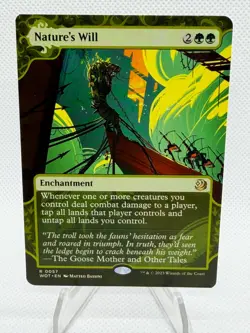 Nature's Will R Wilds of Eldraine: Enchanting Tales 57 NM Normal - Image 1