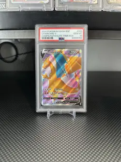 2020 Pokemon Champion's Path Elite Trainer Box Promo SWSH050 Charizard V PSA 10 - Image 1