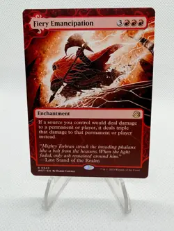 Fiery Emancipation #42 (NM) Wilds of Eldraine WOT Magic MTG - Image 1