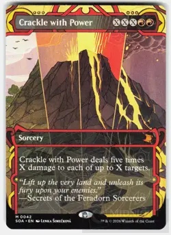 MTG CRACKLE WITH POWER 42 SECRETS OF STRIXHAVEN: MYSTICAL ARCHIVE NM - Image 1
