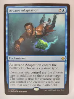 Arcane Adaptation Ixalan XLN Rare Enchantment MTG Near Mint - Image 1