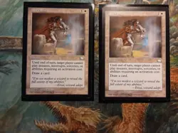 Abeyance Weatherlight Rare X2 (PANGOLIN MTG) 11 PICS! MP/MP+. X2 Reserved List - Image 1