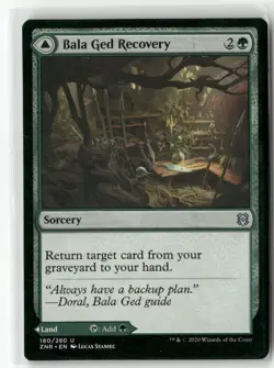 Magic the Gathering Bala Ged Recovery / Bala Ged Sanctuary Zendikar Rising #180 - Image 1