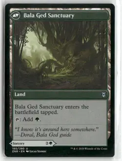 Magic the Gathering Bala Ged Recovery / Bala Ged Sanctuary Zendikar Rising #180 - Image 2