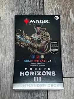 Magic The Gathering Modern Horizons 3 Creative Energy Commander Deck NEW SEALED - Image 1