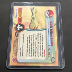TOPPS Pokemon Series 1 Silver Flame Holo Ninetails Black Logo LP - Image 2