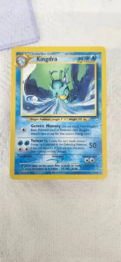 Pokemon Kingdra Neo Revelation Rare Regular 19/64 Stage 2 90 HP Card - Image 2