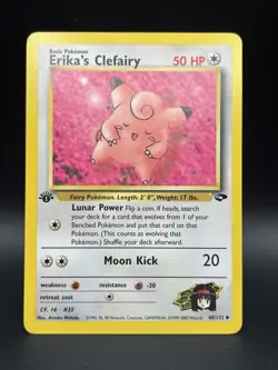 Pokemon TCG Erika's Clefairy Gym Challenge 40/132 1st Edition NM/LP - Image 1