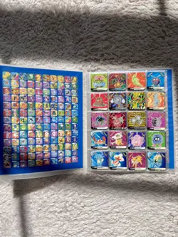 Vintage Pokemon Staks Collection Bundle 2002 Panini 89 Staks w Folder holo Zard - Image 1