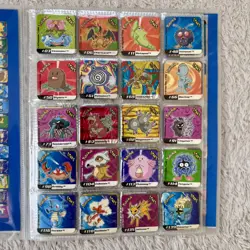 Vintage Pokemon Staks Collection Bundle 2002 Panini 89 Staks w Folder holo Zard - Image 3