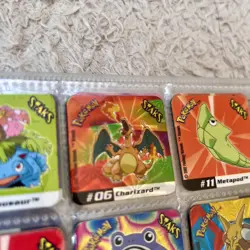 Vintage Pokemon Staks Collection Bundle 2002 Panini 89 Staks w Folder holo Zard - Image 4