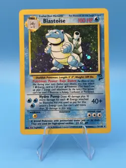 Pokemon TCG Blastoise Base Set 2 2/130 Holo Unlimited Holo Rare LP - Image 1
