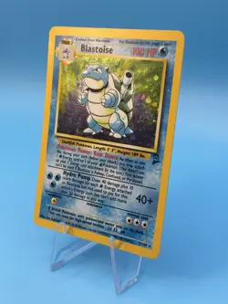 Pokemon TCG Blastoise Base Set 2 2/130 Holo Unlimited Holo Rare LP - Image 2