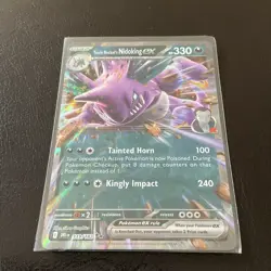 Pokemon TCG Team Rockets Nidoking EX Double Rare Card #119/182 Destined Rivals - Image 1