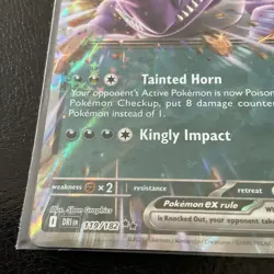 Pokemon TCG Team Rockets Nidoking EX Double Rare Card #119/182 Destined Rivals - Image 3