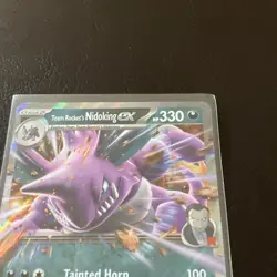 Pokemon TCG Team Rockets Nidoking EX Double Rare Card #119/182 Destined Rivals - Image 4