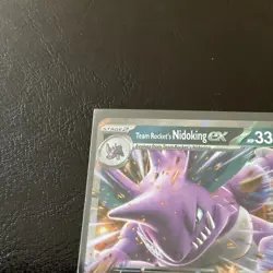 Pokemon TCG Team Rockets Nidoking EX Double Rare Card #119/182 Destined Rivals - Image 5