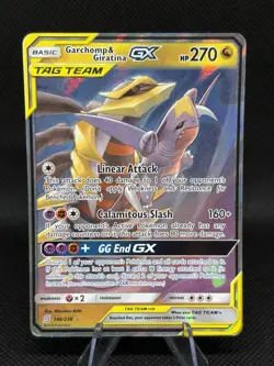 Garchomp and Giratina GX 146/236 Pokemon Unified Minds Ultra Rare - Image 1