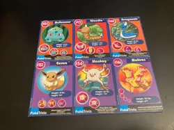 1999 POKEMON Burger King Master Trainer Trivia Cards—Lot of *4* UNCUT SHEETS! - Image 3