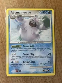 Pokemon TCG Abomasnow LV.42 12/100 Regular HP100 Moderately Played English - Image 1